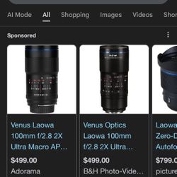 Laowa 100mm 2.8 Macro Dreamers lens for Sony E Mount