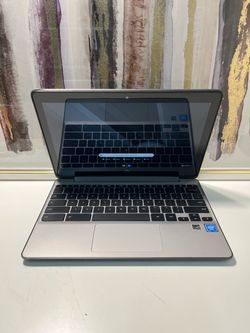 Touchscreen HP Chromebook 11-v020wm Laptop 12” 4GB RAM 32GB SSD w/ Charger - $39