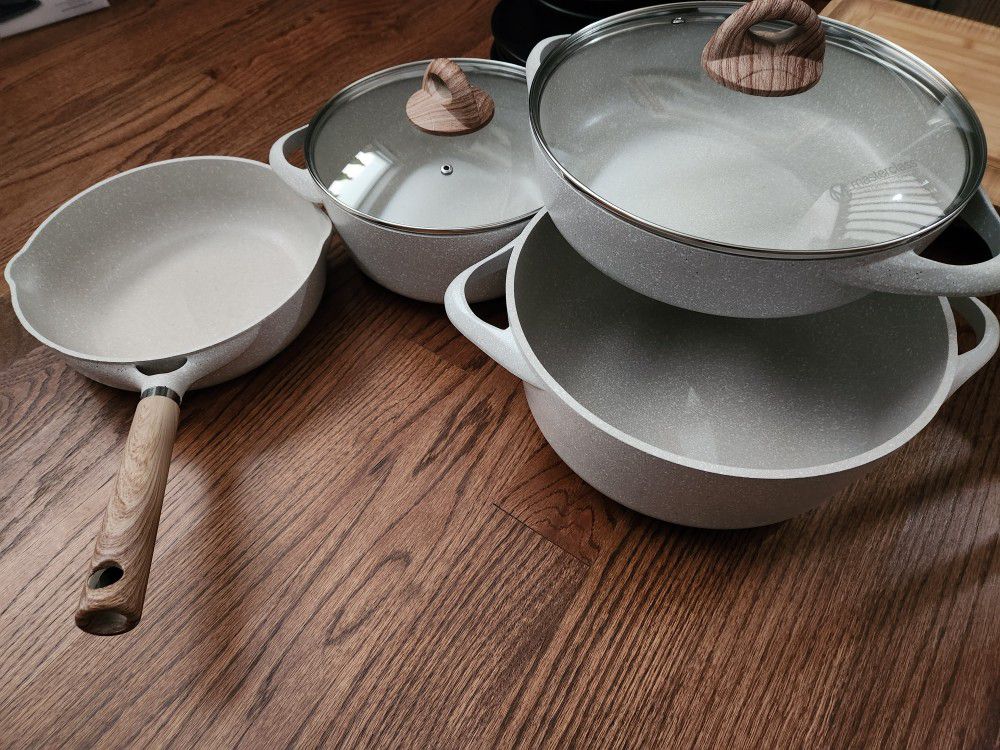 Masterclass Pots And Pans With Lids
