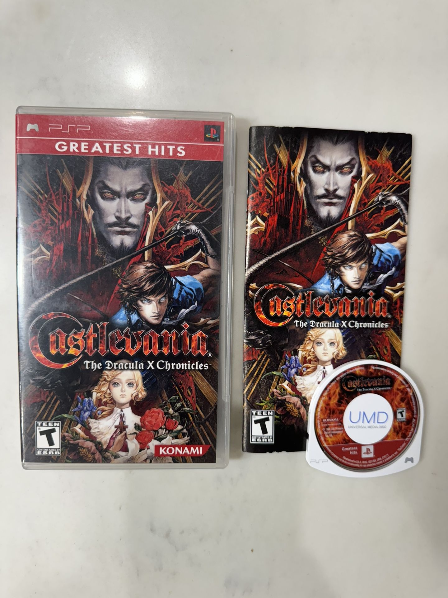 Castlevania the Dracula X Chronicles Sony PSP Video GAME