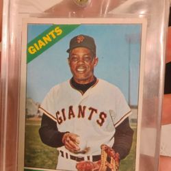 Willie Mays & Thompson Card
