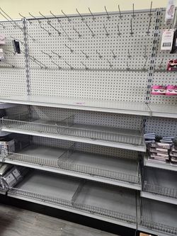 Store Gondola Display Shelving Unit Single Sided