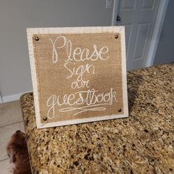 Guest book Sign For Weddings 
