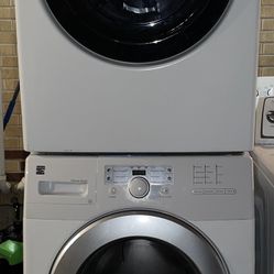 Kenmore Frontload Stackable Washer And Electric Dryer Set (Free Delivery Installation Warranty)