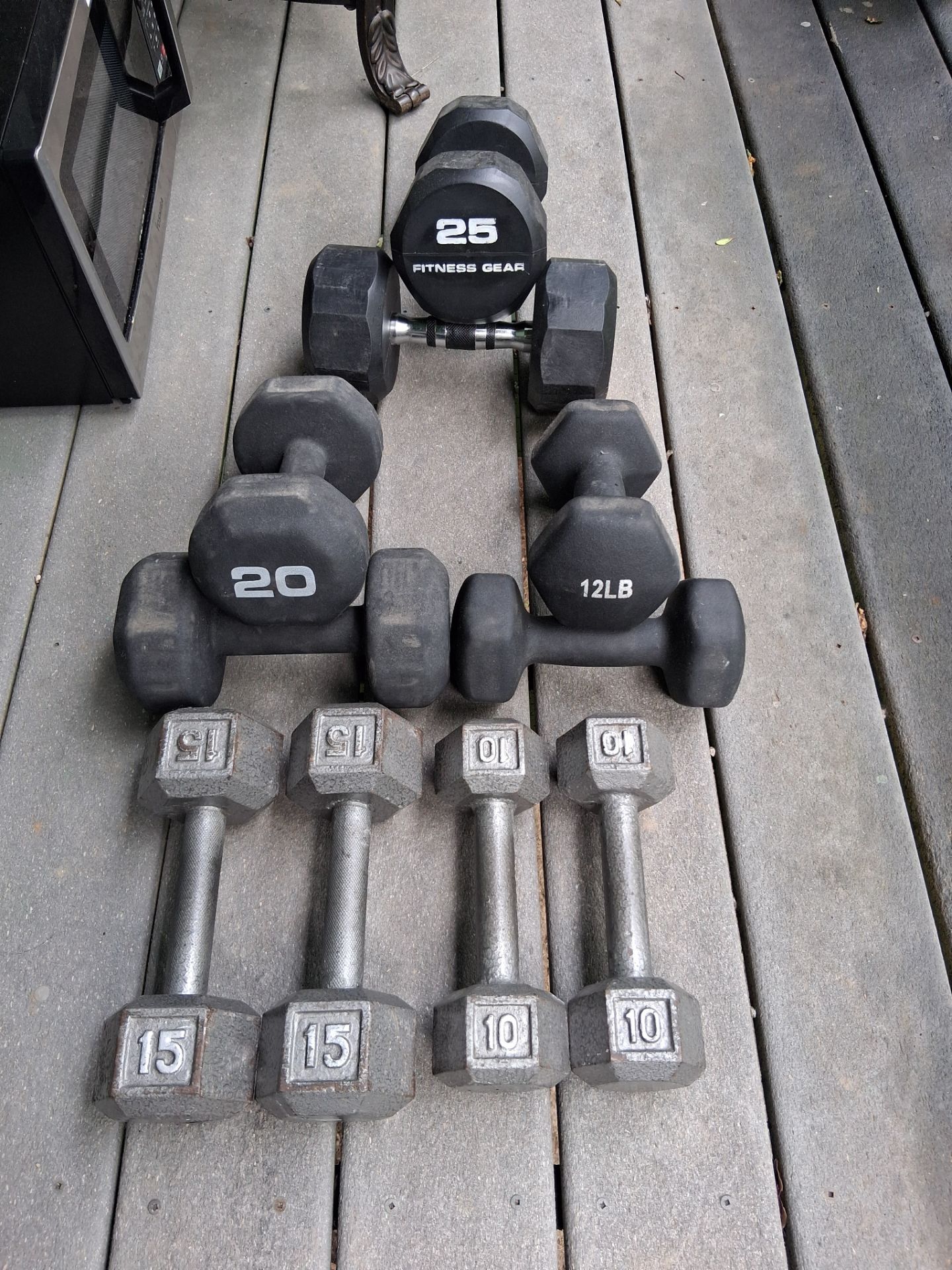 Barbells weights