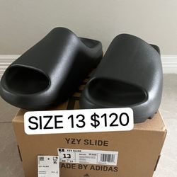 Adidas Yeezy Slide Dark Onyx ID5103 Mens Size 13