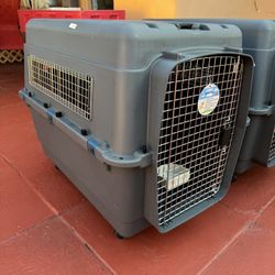 NEW XL Petmode Aviation Dog Crate With Wheels - Grey