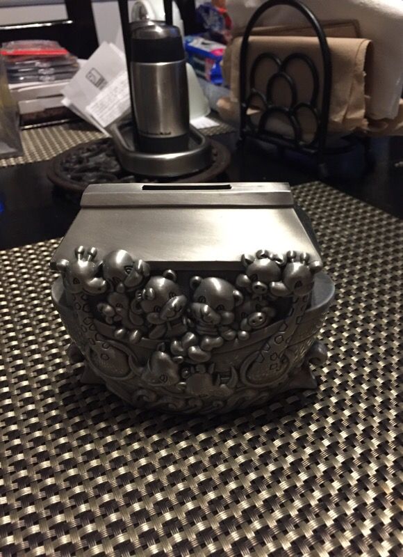 Pewter bank Noah's Ark