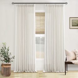 Pinch Pleated Linen Curtains 