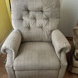 Brown recliner