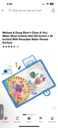 Melissa and Doug activity mat