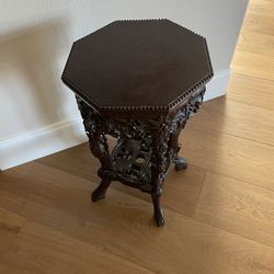 Chinese End Table/Plant Stand