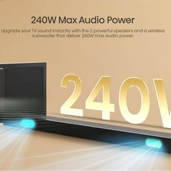 Hisense Soundbar 240w New