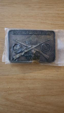 NRA WHITTINGTON CENTER BELT BUCKLE