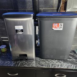 2 Brand New Trash Cans $20 Each