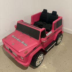 Pink Mercedes-Benz AMG Kids Ride-On Car (Electric)