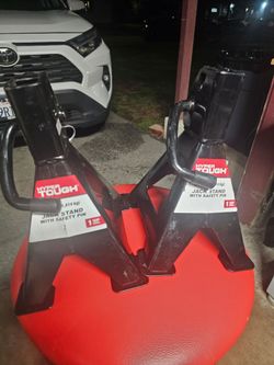 Hyper Tough Jack Stands with Safety Pin – Pair