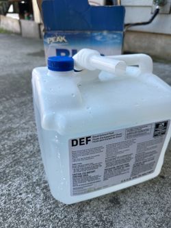 PEAK BlueDEF Diesel Exhaust Fluid (DEF) – Nearly Full 2.5 Gallon