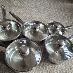 New Stainless Steel Cookware Set 
