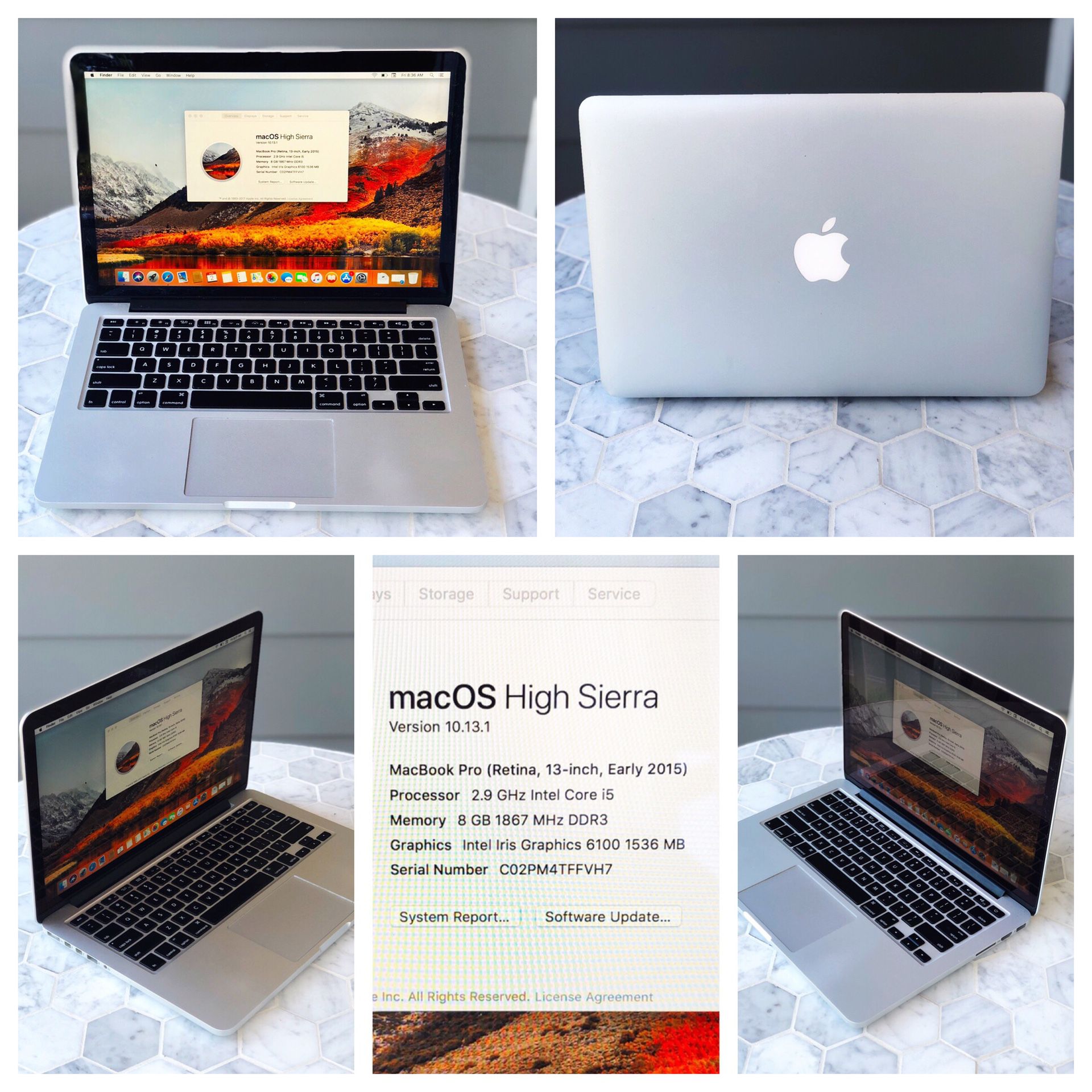 LOADED 2015 MacBook Pro Retina 8gb, 512GB, Adobe, Logic, Final Cut, Office