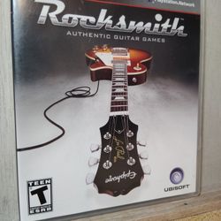 PS3 ROCKSMITH Guitar Games