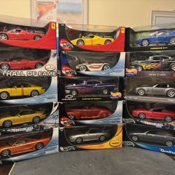 1:18 Scale Hotwheels Diecast Collectible Cars. New Unopened.