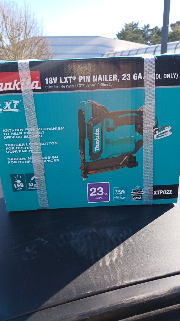 23ga Makita 18v Pin Nail Gun Brand New