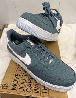 Nike Air Force 1 Low '07 'Recycled Canvas Pack - Ozone Blue'  12.5