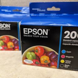 EPSON T200 Durabrite Ultra Standard Capacity Black & Color Cartridge Combo Pack -NEW