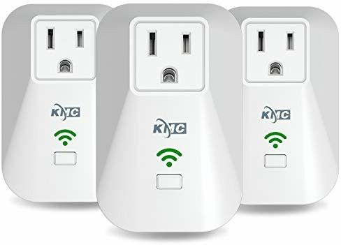 KMC 3 Pack Wi-Fi Smart Plug with Energy Monitoring