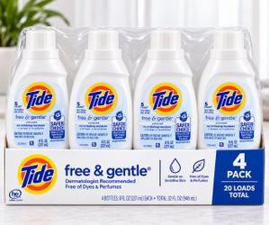 Tide Free & Gentle Liquid Detergent 4-Pack