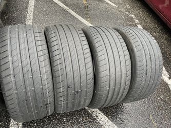 4x 255/40/20 BRIDGESTONE POTENZA TIRES 100% TREAD NEW 1300 look in pics