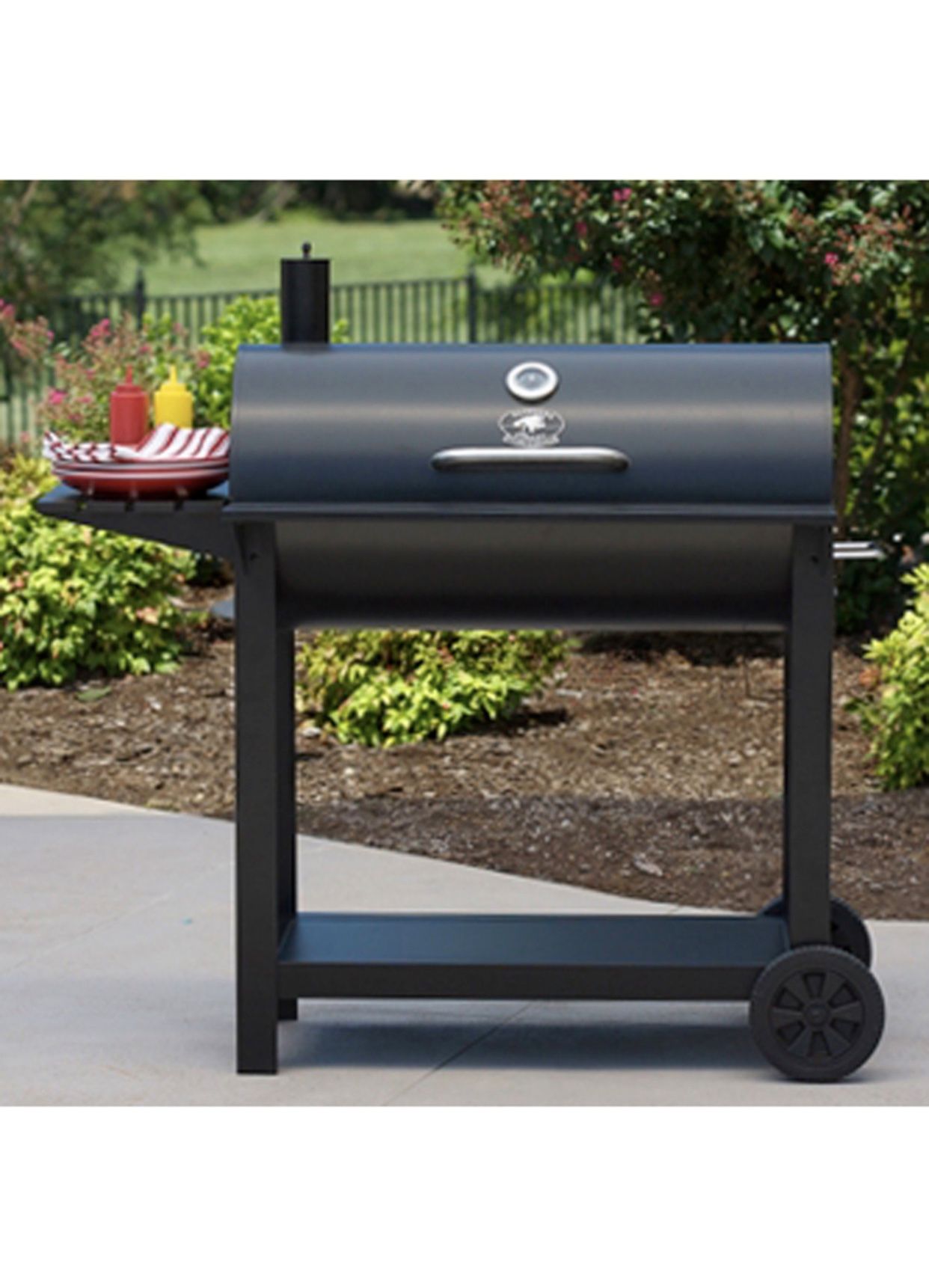 35in Traditional Barrel BBQ Grill