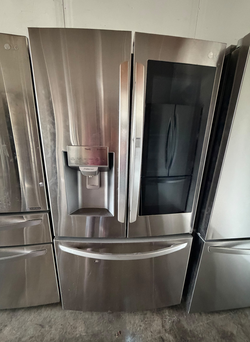 LG French Door Fridge – InstaView, Ice/Water, Stainless