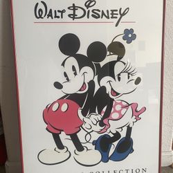 Rare Walt Disney Art Of Walt Disney Special Collection Framed Poster