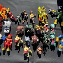 Random Assortment Of Toys & Vinyl Figures Marvel DOTA2 Transformers —Read Description—