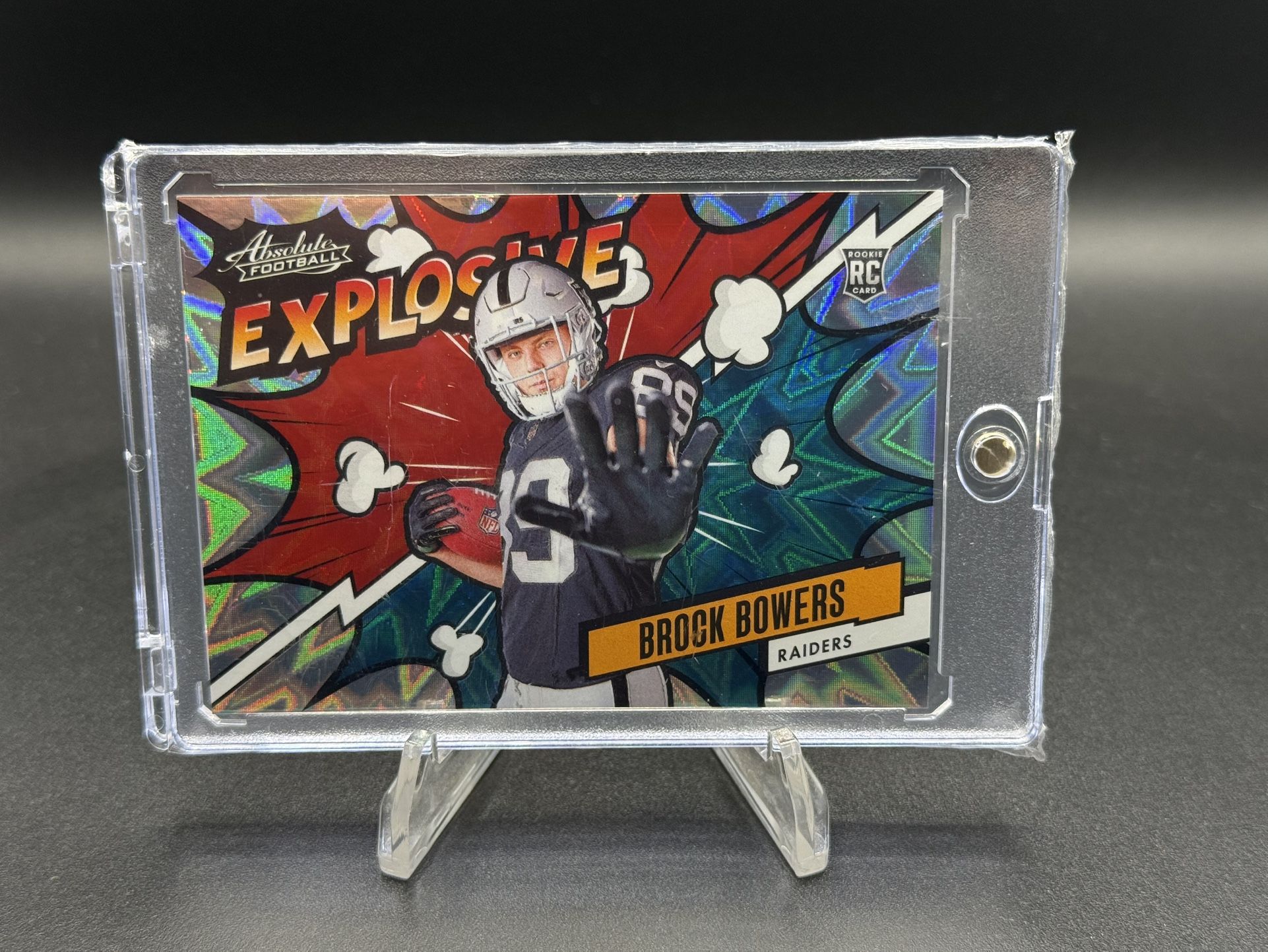 2024 Absolute Explosive #EX-BBS Brock Bowers RC (Case Hit)