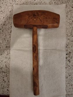 Live Edge Masonic Gavel
