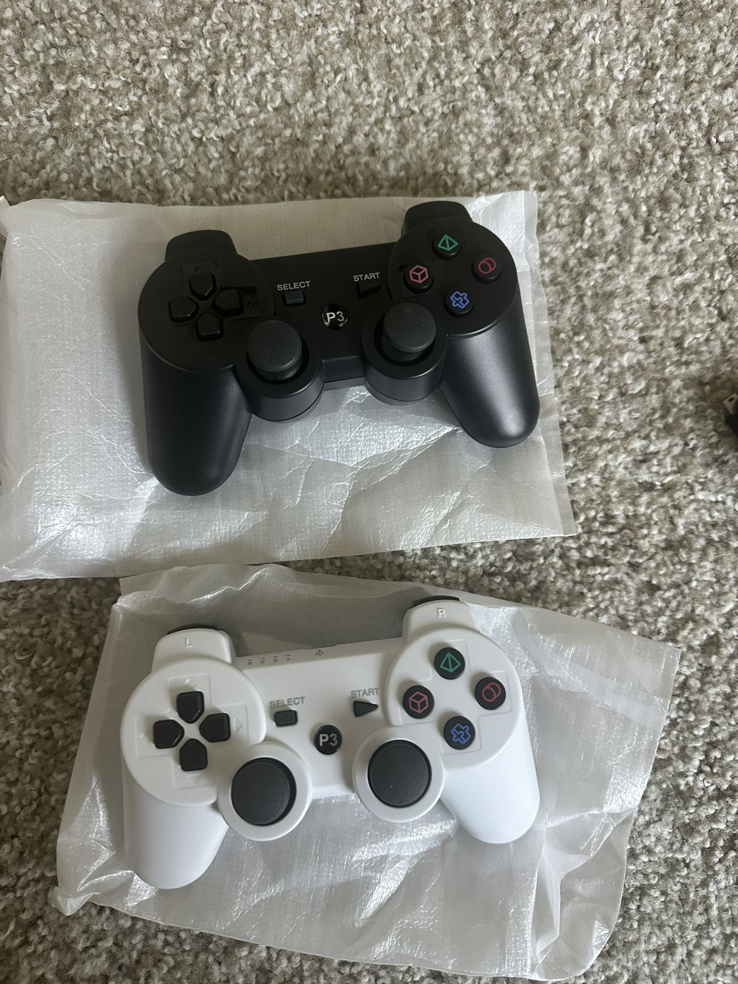 🎮 2 Wireless PS3 Controllers – DualShock 3, Bluetooth, Rechargeable! 🔥