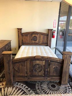 BRAND NEW 4 PIECE RUSTIC BEDROOM SET
