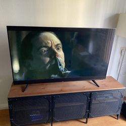 55” Roku Tv And Console Table