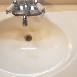 Vanity counter top and sink