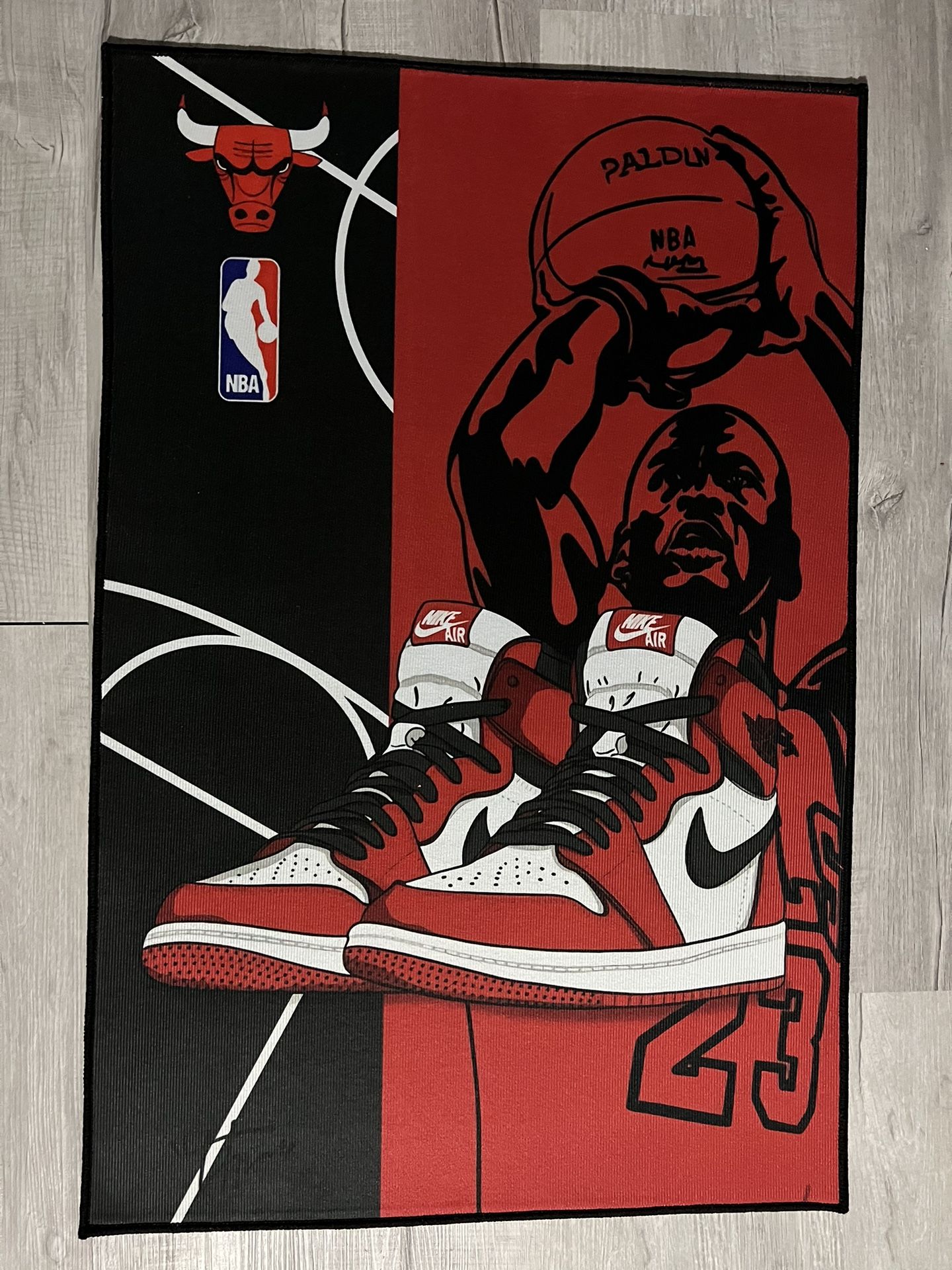 Jordan Custom Rug 3FTx2FT Brand New