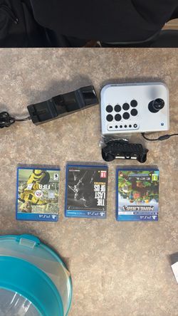 PS4 games, controllers and accessories.