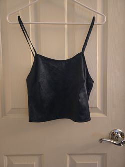 Shein Dark Green 100% Polyester Spaghetti Strap. Size Medium. 