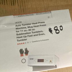Auto Tumbler Heat Press Machine