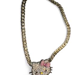 Chunky hello kitty necklace 