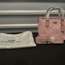 Coach Bag Pink Mini Tote 