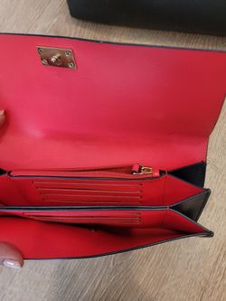 Kate Spade Navy Blue Leather Clutch Wallet