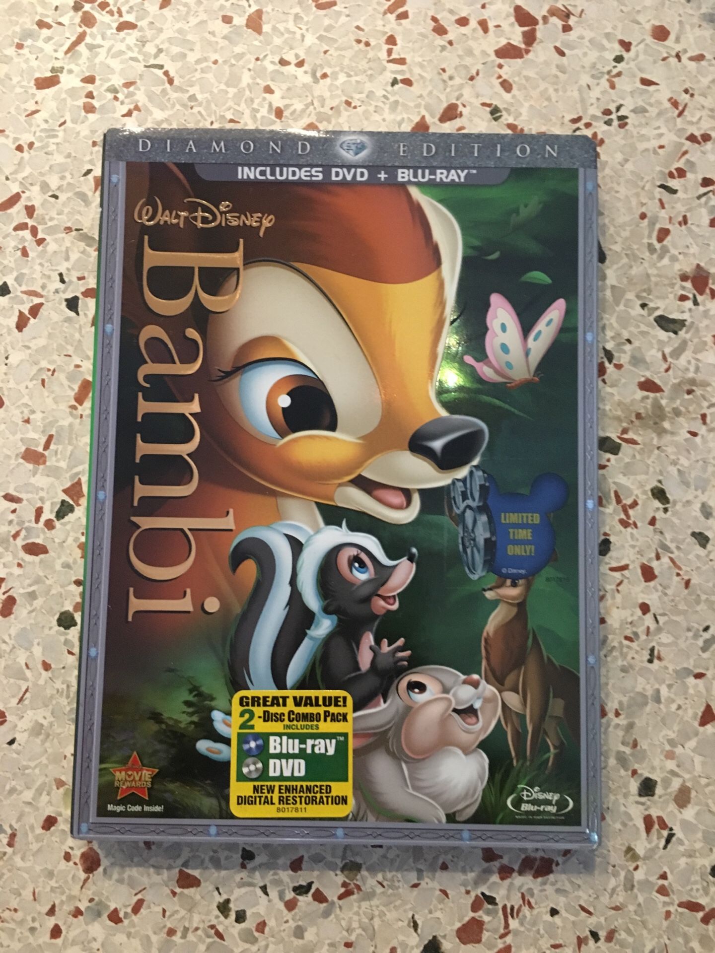 Bambi blu Ray dvd new Sealed